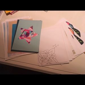 Collection of ten cards